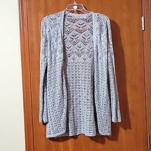 Grey Knit Absolutely Famous Medium Cardigan